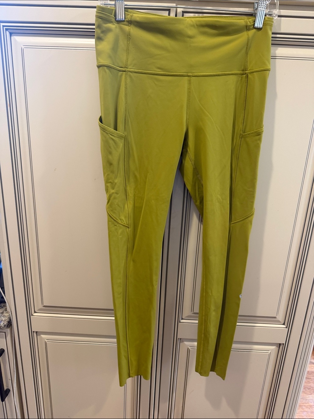 lululemon athletica High-Waist Chartreuse Leggings with Side Pockets